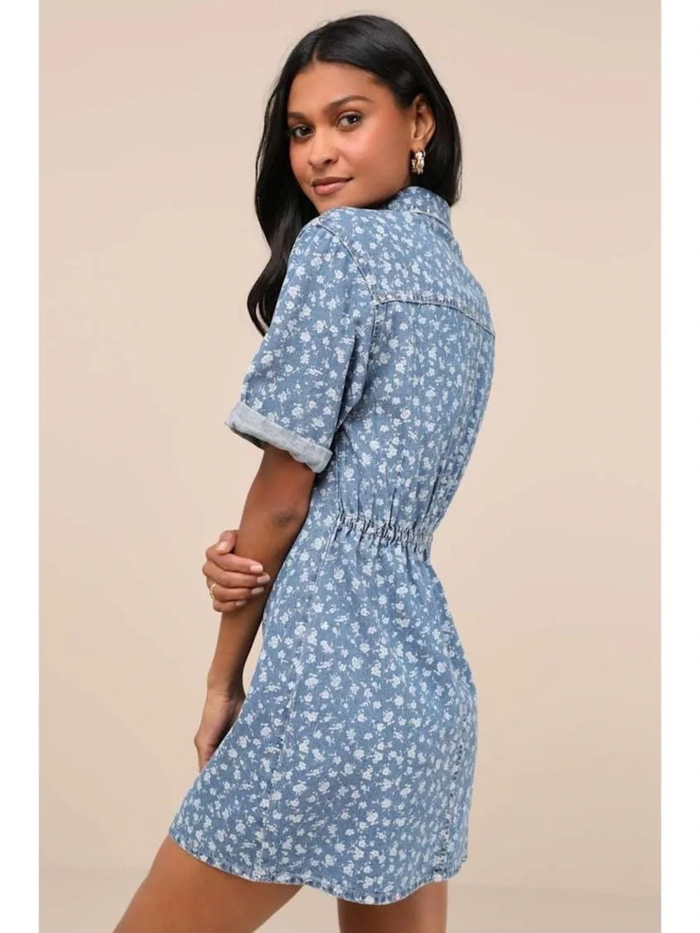 Lulus Denim Dress - Picture 3 of 5